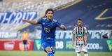 Cruzeiro estreou novo uniforme do centen�rio na vit�ria por 1 a 0 sobre o Athletic, no Mineir�o, pelo Mineiro. Vers�o � completamente azul, fugindo � tradi��o do clube de ter o cal��o e os mei�es brancos.