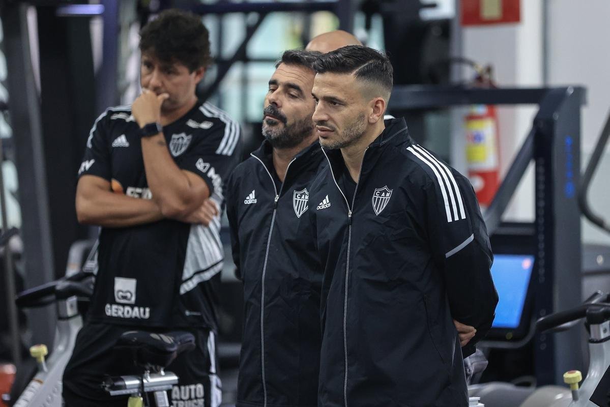 Veja fotos do primeiro dia de pr-temporada do Atltico