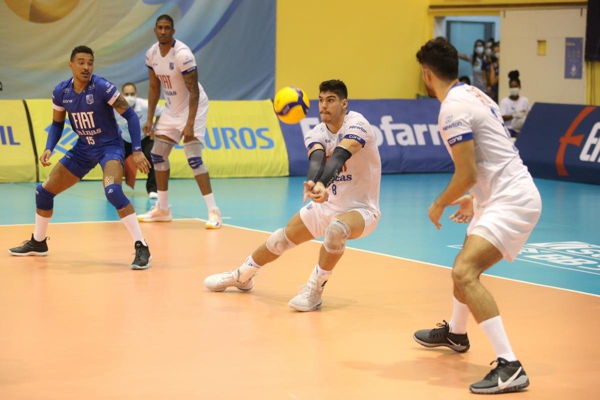 Taubat venceu o Minas por 3 a 2 no primeiro jogo da final da Superliga Masculina