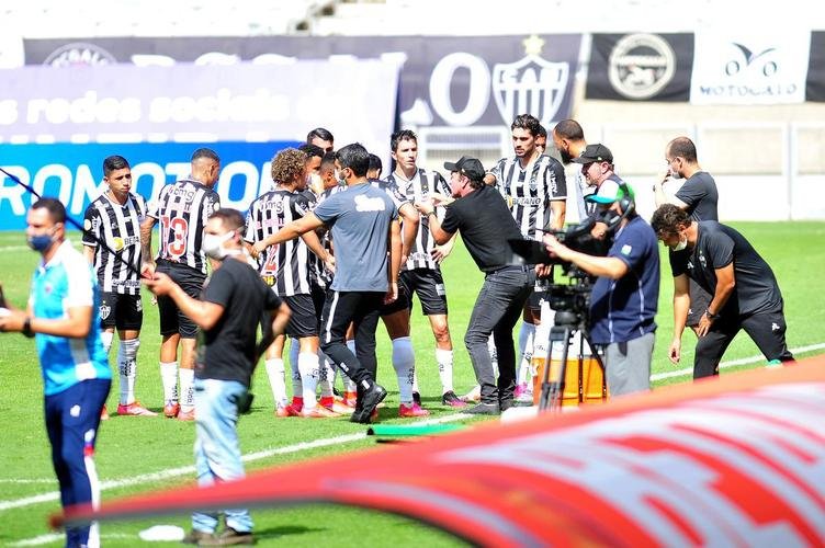 Fotos do jogo entre Atltico e Fortaleza, no Mineiro, pela primeira rodada do Campeonato Brasileiro de 2021