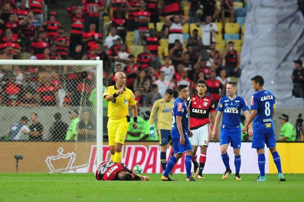 Fotos do primeiro tempo de Flamengo e Cruzeiro, no Maracan, pela final da Copa do Brasil