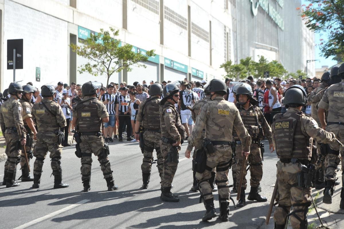 Torcida do Atltico na deciso do Campeonato Mineiro, no Independncia