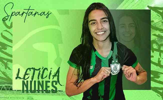 Letcia Oliveira foi anunciada pelo Amrica nesse domingo