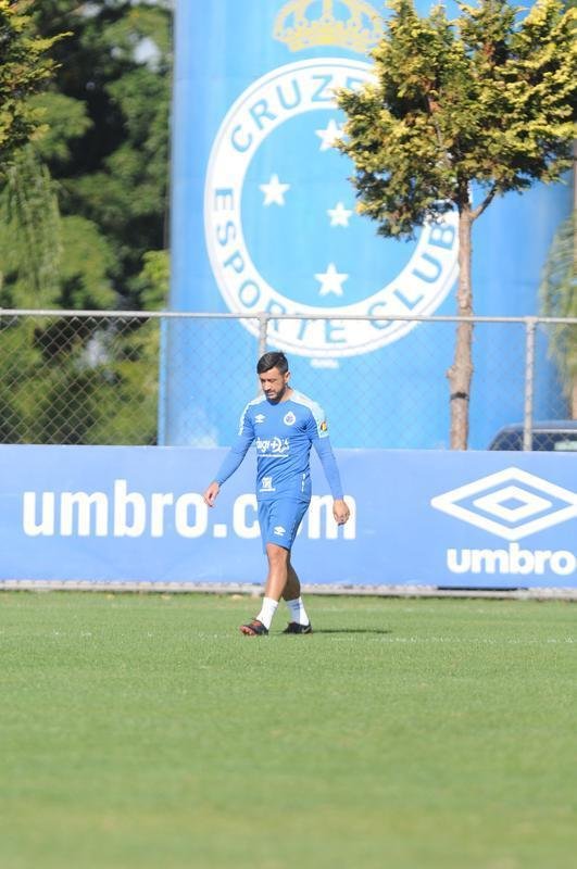 Fotos do treino do Cruzeiro desta quarta-feira, 2 de outubro, na Toca da Raposa II