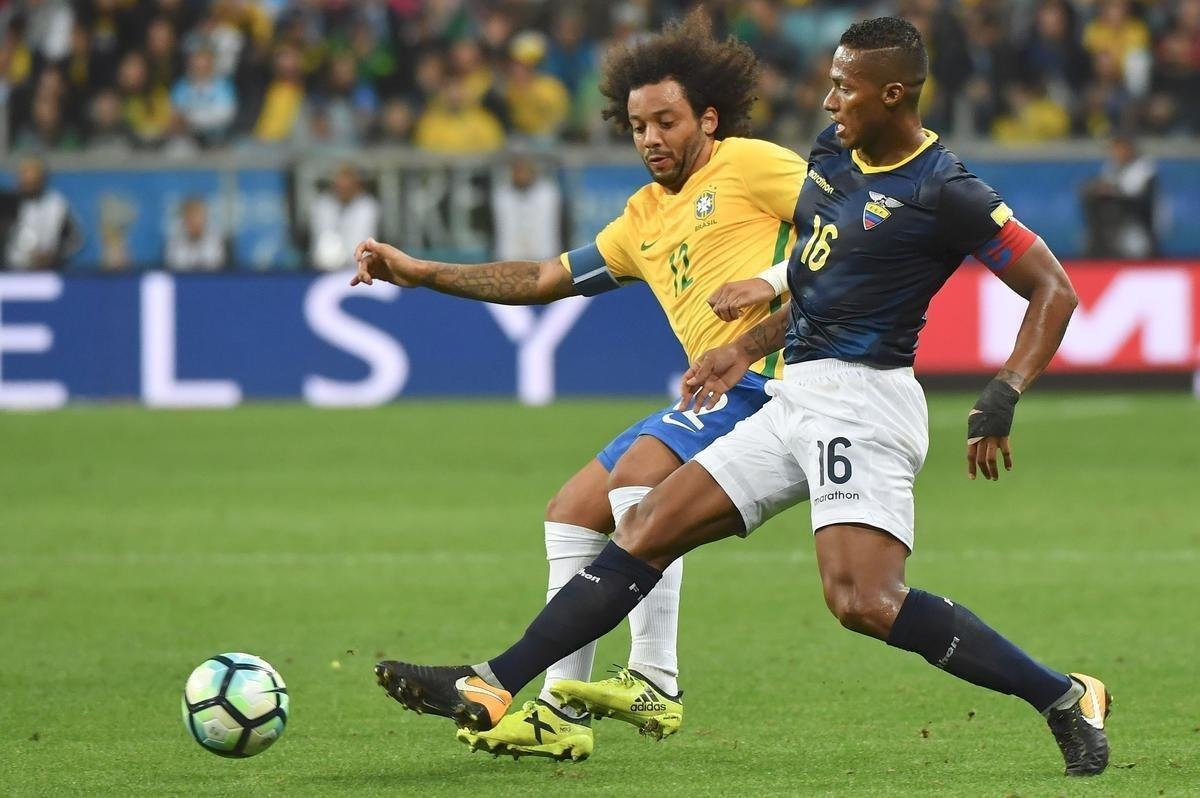 Brasil e Equador se enfrentaram, na Arena do Grmio, pela 15 rodada das Eliminatrias para a Copa