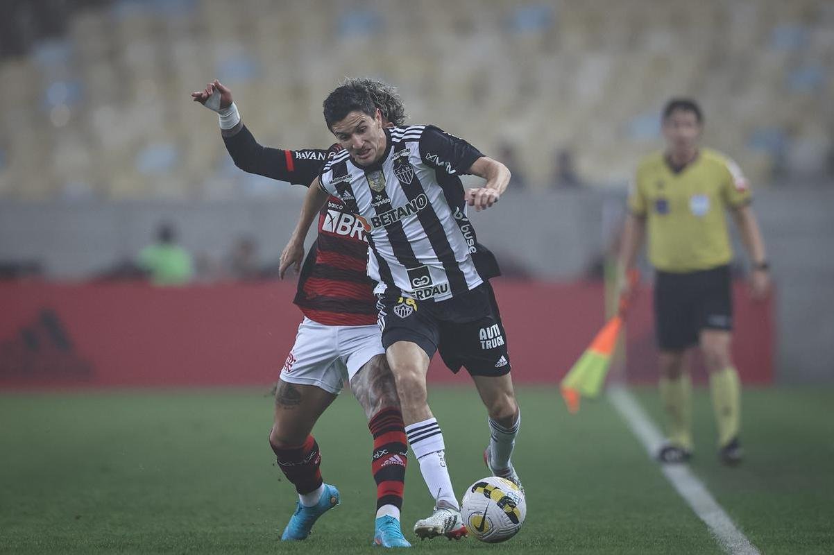 Fotos do jogo de volta das oitavas de final da Copa do Brasil, entre Flamengo e Atltico, no Maracan, no Rio de Janeiro