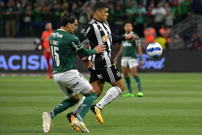 Fotos do jogo entre Palmeiras e Atltico, no Allianz Parque, em So Paulo, pelas quartas de final da Copa Libertadores de 2022