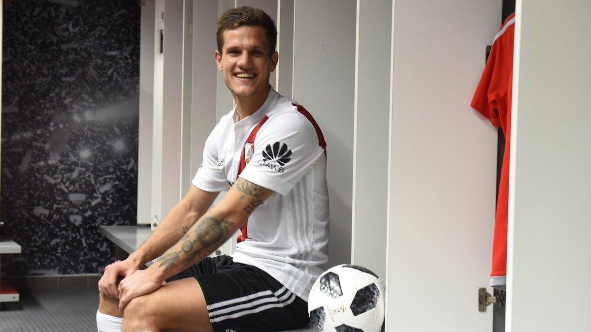 Bruno Zuculini - meia se transferiu do Hellas Verona para o River Plate