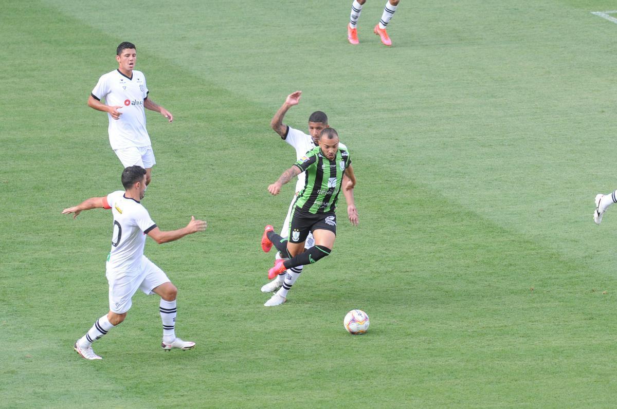 Fotos do jogo entre Amrica e Figueirense, pela Srie B