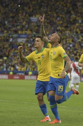 Fotos da decisão da Copa América entre Brasil e Peru, no Maracanã