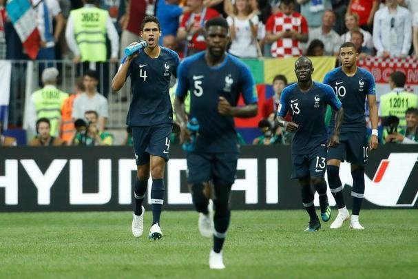 Fotos da final da Copa do Mundo, entre Frana e Crocia, em Moscou