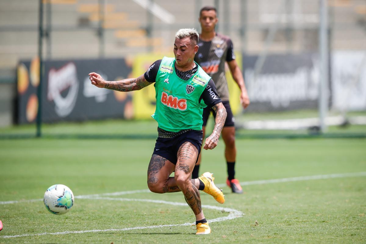 Treino do Atltico nesta tera-feira, na Cidade do Galo