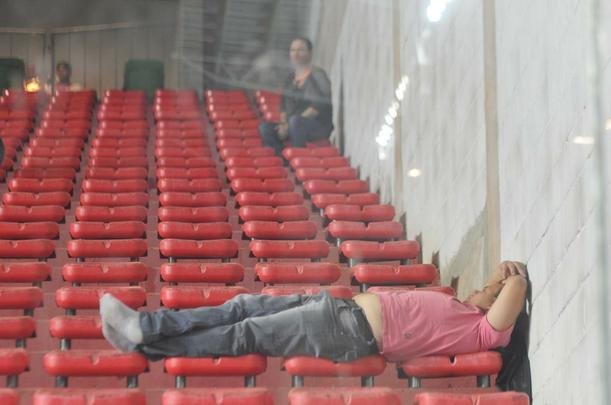 Torcidas de Atltico e San Lorenzo, no Independncia