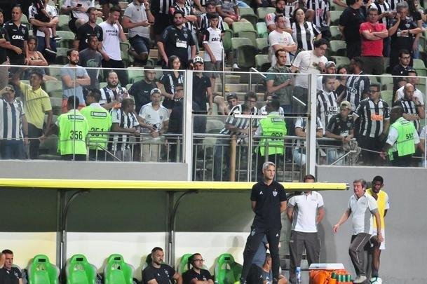 Fotos do jogo entre Atltico e Grmio
