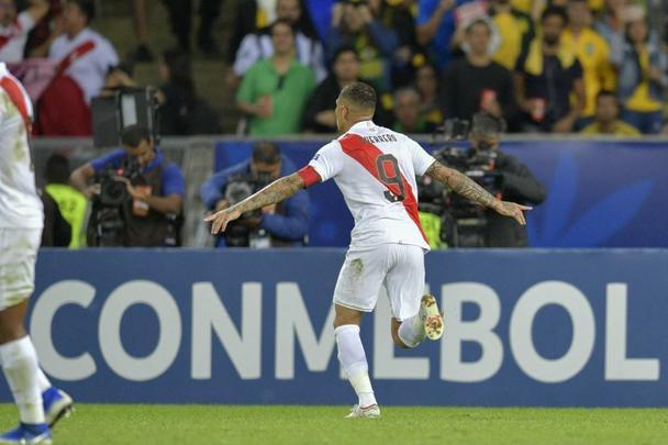 Paolo Guerrero marcou o gol de empate do Peru na final da Copa América