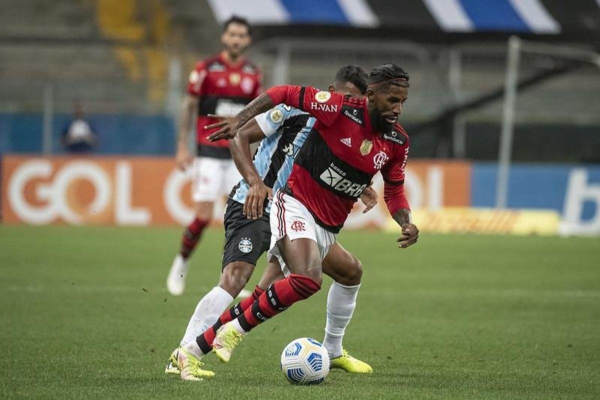 Fotos do jogo entre Grmio e Flamengo, na Arena do Grmio, em Porto Alegre, pela segunda rodada do Campeonato Brasileiro (23/11/2021)
