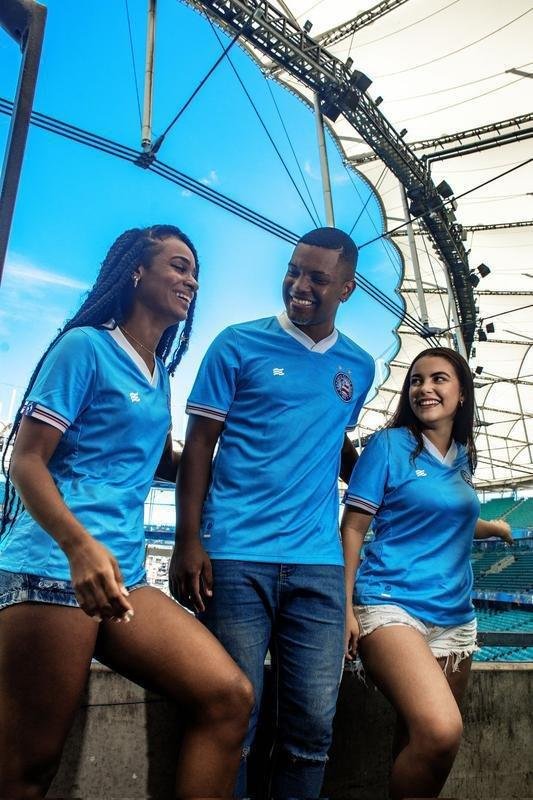 Bahia lana terceiro uniforme com referncias ao Grupo City: Salvador Cityzada
