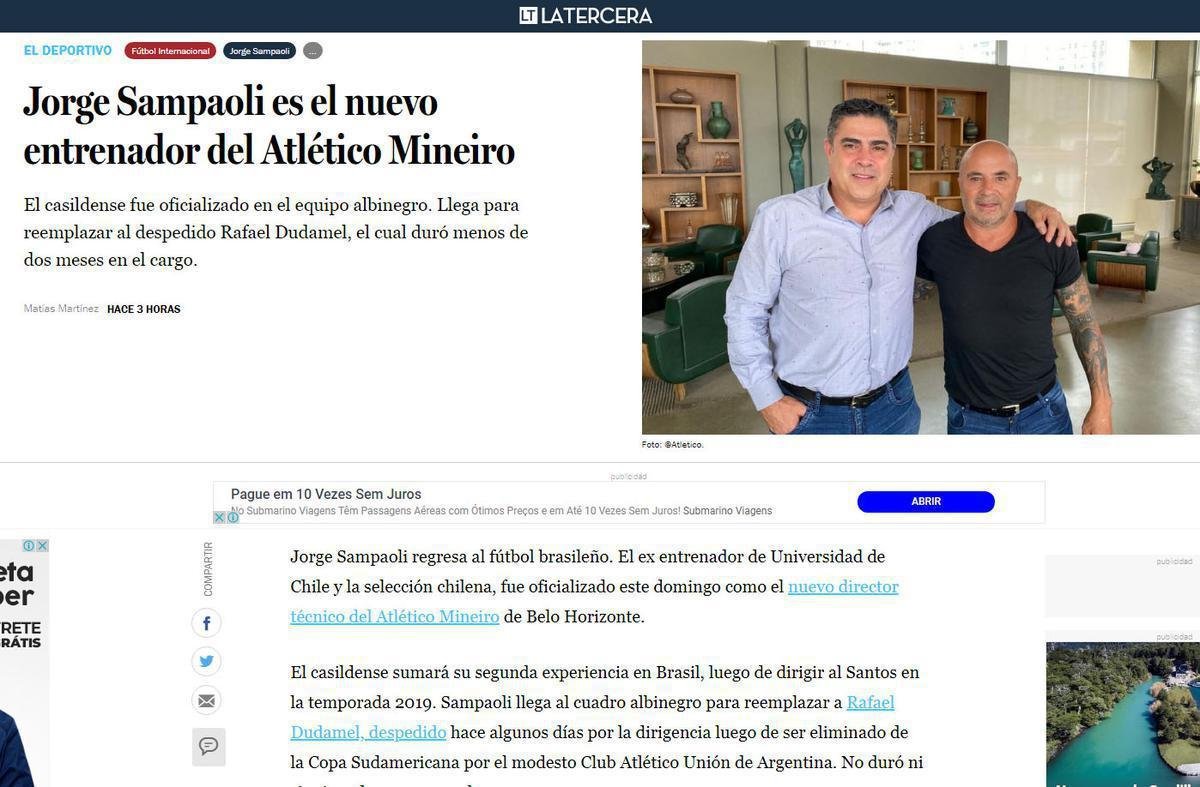 La Tercera. do Chile