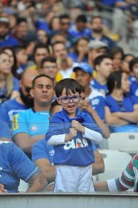 Torcedores de Cruzeiro e Botafogo, no Mineiro, em duelo pela 19 rodada do Brasileiro