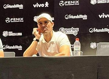 Tenista espanhol está em Belo Horizonte para partida de exibição contra o norueguês Casper Ruud, no Mineirinho