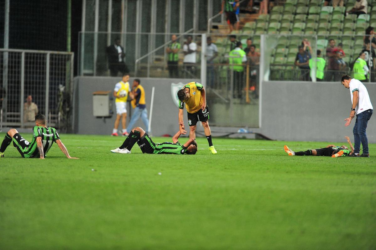 Veja fotos da derrota que acabou com o sonho de acesso do Amrica  Srie A 2020