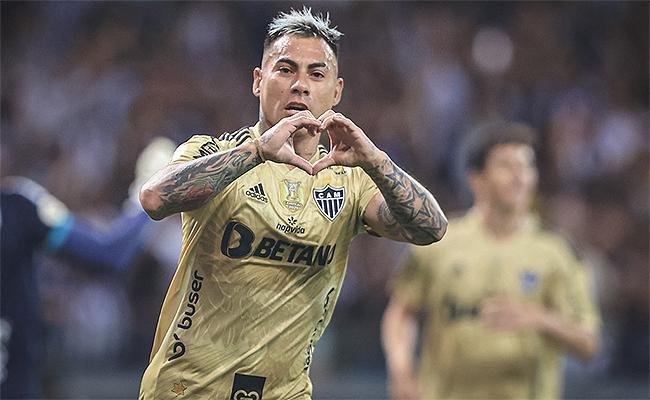 Eduardo Vargas teve mais uma boa atua��o pelo Atl�tico