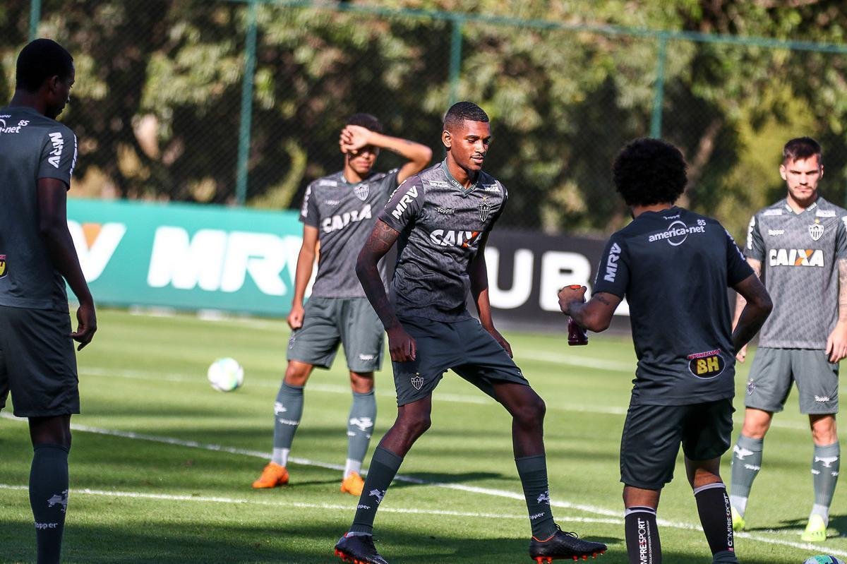 Com Nathan em campo, Galo iniciou preparao para enfrentar o Bahia, na segunda, s 20h, pela 16 rodada do Brasileiro