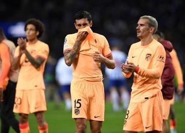 Time de Diego Simeone perdeu por 2 a 1 e ficou na lanterna do Grupo B