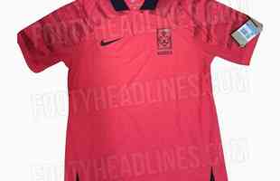 A provvel camisa I da Coreia do Sul para Copa do Mundo foi desenvolvida pela Nike e divulgada de forma antecipada pelo portal Footyheadlines