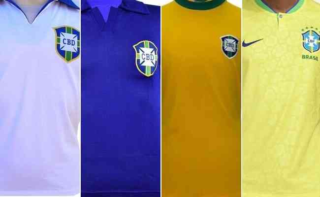 Fotos: todas as camisas da Seleção Brasileira em Copas do Mundo