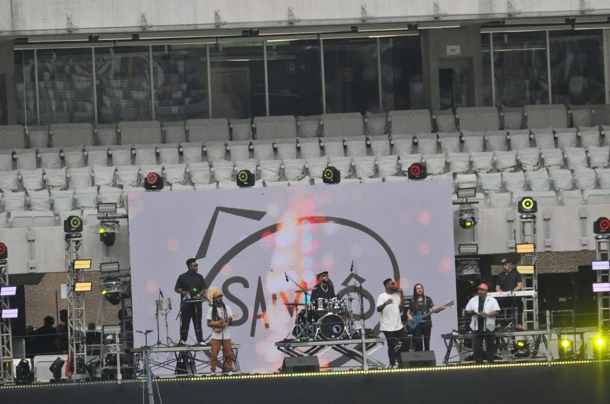 Fotos da inaugurao da Arena MRV