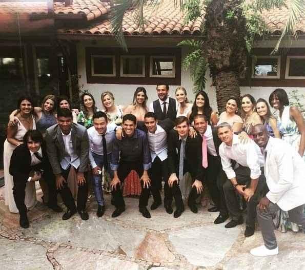Atacante Fred se casou neste sbado com Paula Armani em chcara de Nova Lima-MG