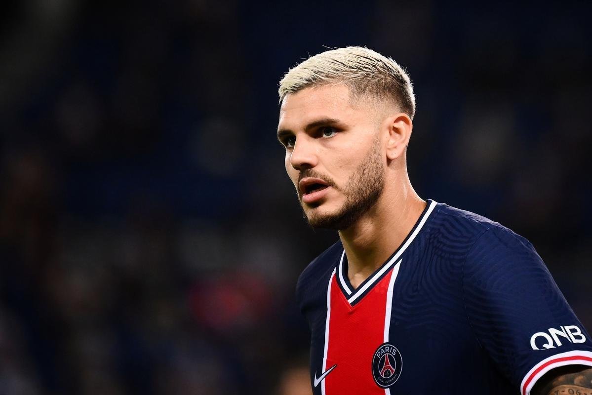 Atacante argentino Mauro Icardi, do PSG, tambm teve COVID-19