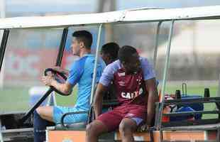 Fotos da reapresentao do Cruzeiro nesta segunda-feira, na Toca da Raposa II. Time se prepara para enfrentar o Boca Juniors, quinta-feira  noite, s 21h45, no Mineiro. Jogo valer pelas quartas de final da Copa Libertadores (Leandro Couri/EM D.A Press)