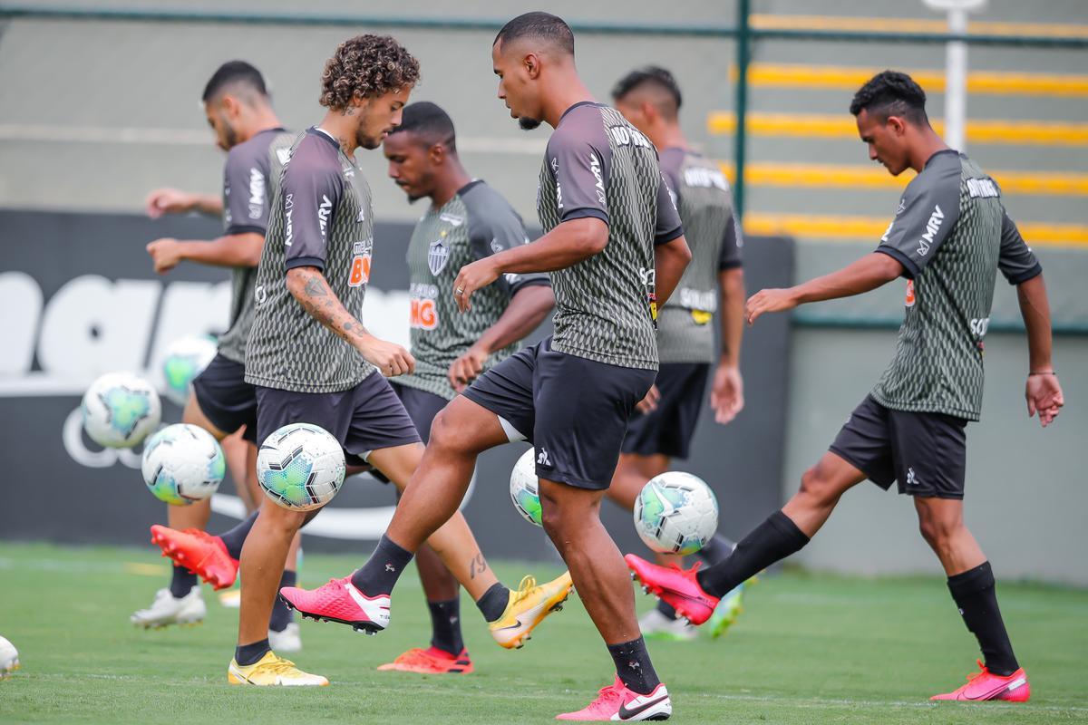 Treino do Atltico nesta tera-feira, na Cidade do Galo