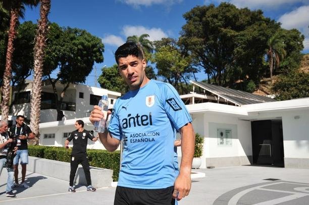 Uruguai trabalhou na manhã deste sábado, no CT do Atlético, em Vespasiano