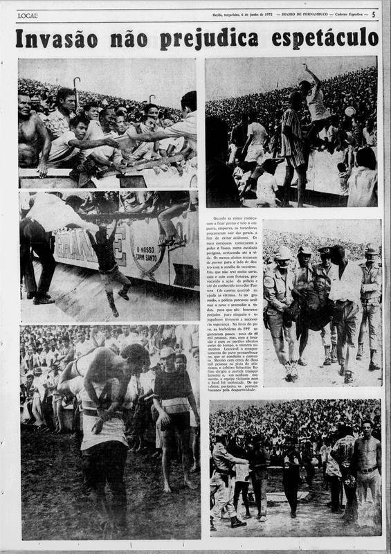Edição especial do Diario de Pernambuco trouxe imagens da partida e de todo contexto da inauguração do Arruda.