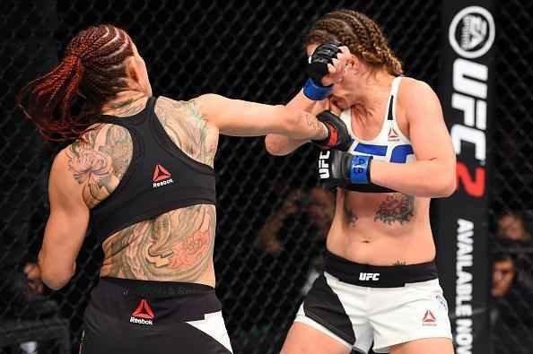 Fotos da vitória de Cris Cyborg em sua estreia no UFC