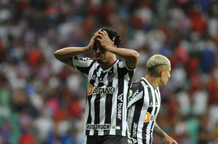 Bahia chegou a abrir 2 a 0 no placar na Fonte Nova, com gols de Luiz Otvio e Gilberto. Placar preocupou jogadores do Galo