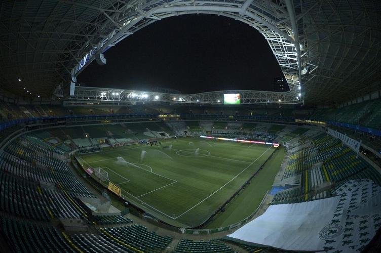Fotos do Allianz Parque, em So Paulo, palco do jogo entre Palmeiras e Atltico pela semifinal da Copa Libertadores 2021