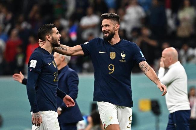 Fotos do duelo entre Inglaterra e Frana, pelas quartas de final da Copa do Mundo, no estdio Al Bayt, em Al Khor