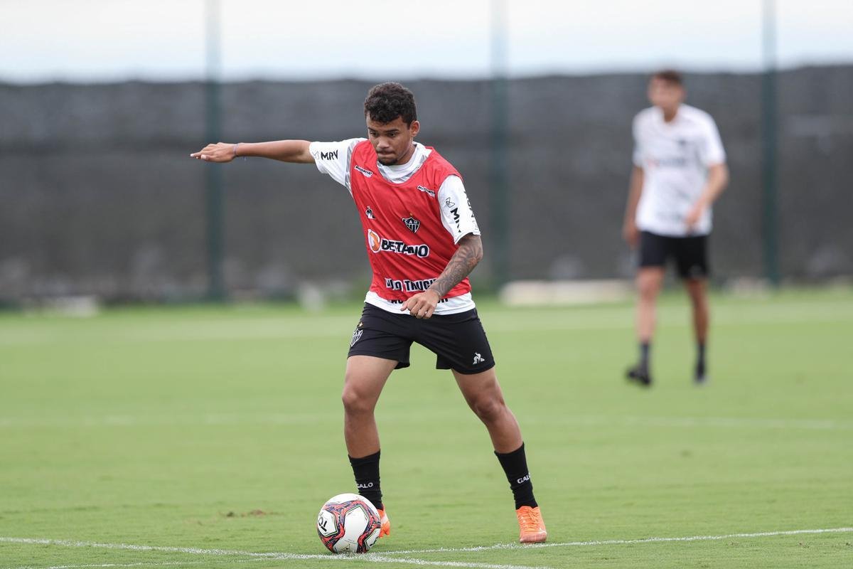 Treino do Atltico nesta tera-feira, 9 de maro de 2021