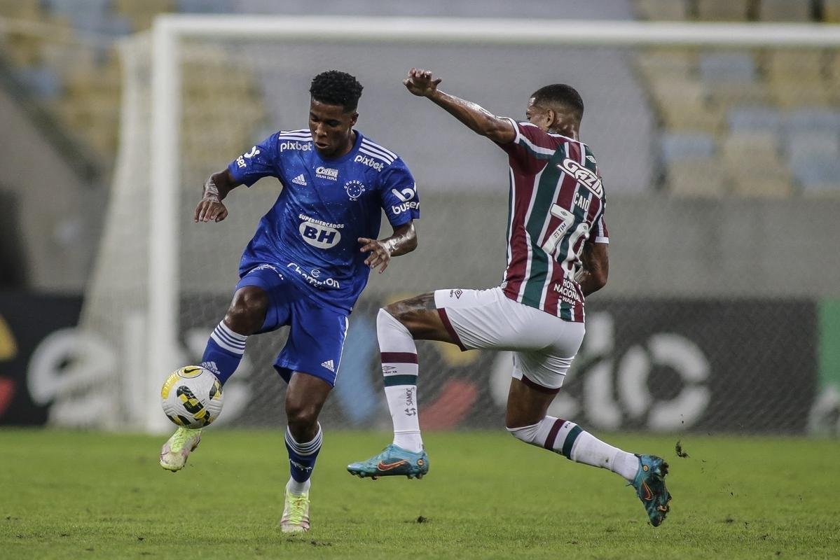 Fotos do jogo de ida das oitavas de final da Copa do Brasil, entre Fluminense e Cruzeiro, no Maracan, no Rio de Janeiro