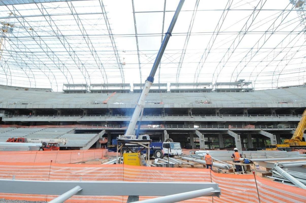 Fotos da Arena MRV nesta sexta-feira (6)