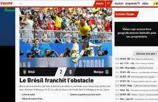 L'Equipe, da Frana: Brasil supera o obstculo