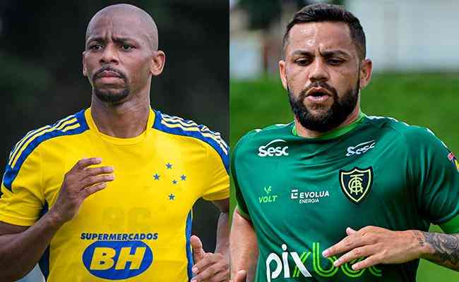 Waguininho, do Cruzeiro, e Felipe Azevedo, do Amrica, se enfrentam nesta quarta-feira pelo Mineiro