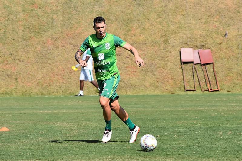 Jogadores fizeram atividades individualizadas no Lanna Drumond