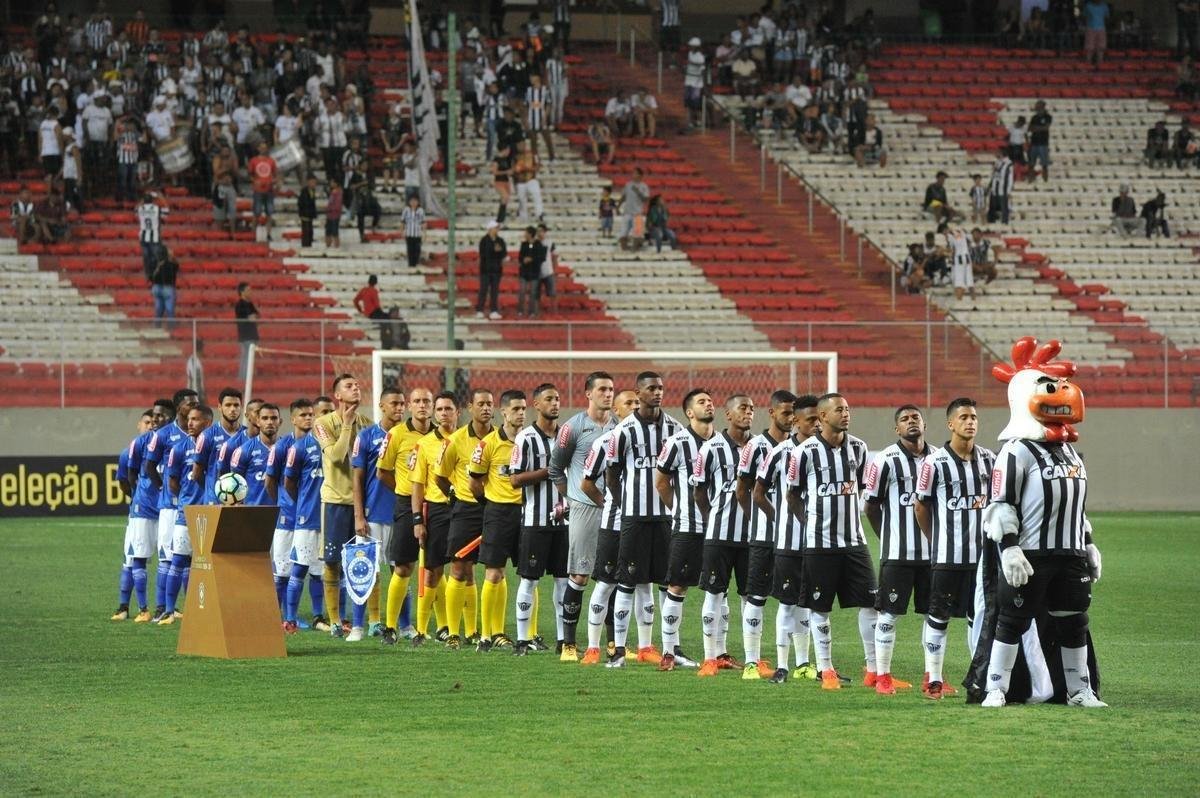 Imagens do clssico entre Atltico e Cruzeiro pela Supercopa Sub-20