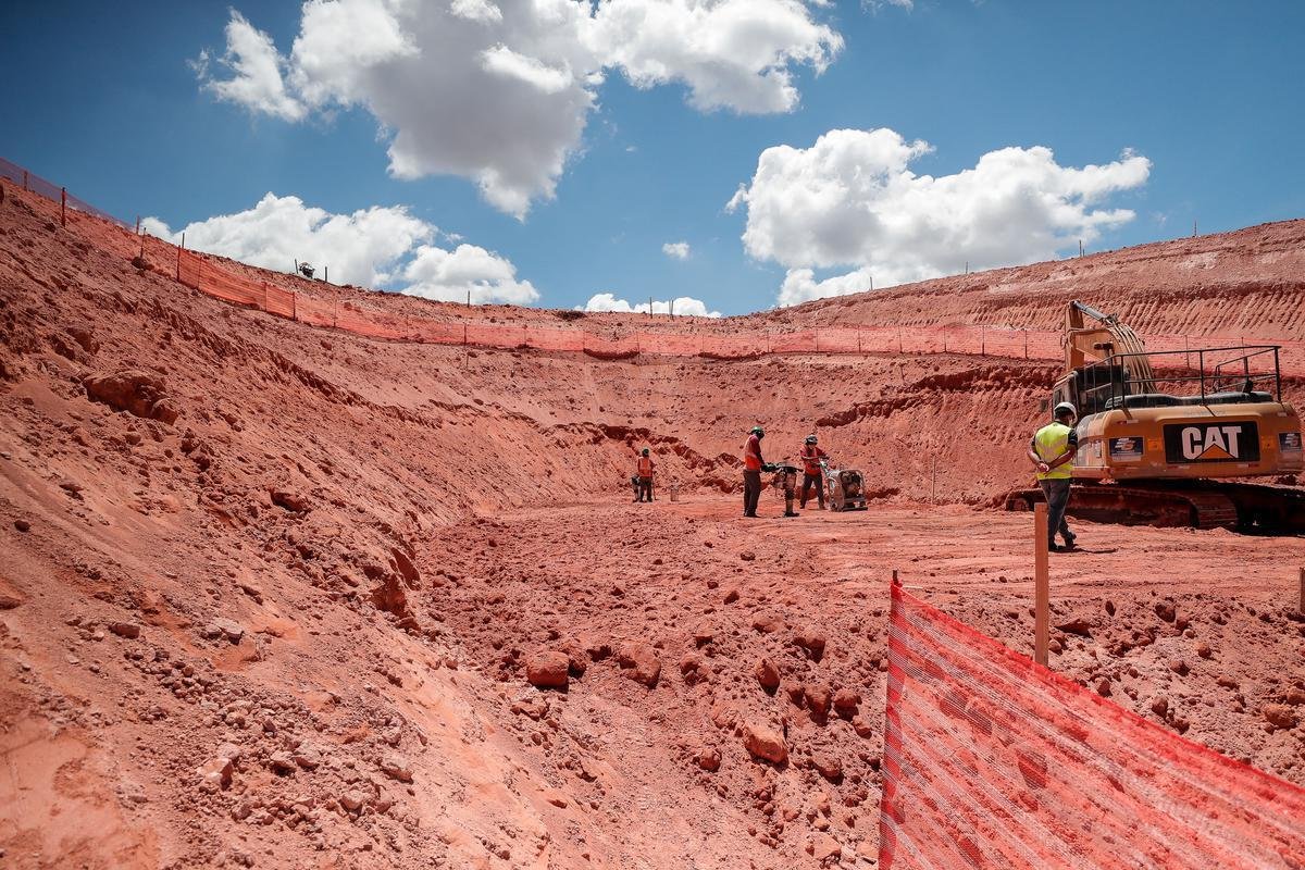 Atlético divulgou novas fotos das obras da Arena MRV