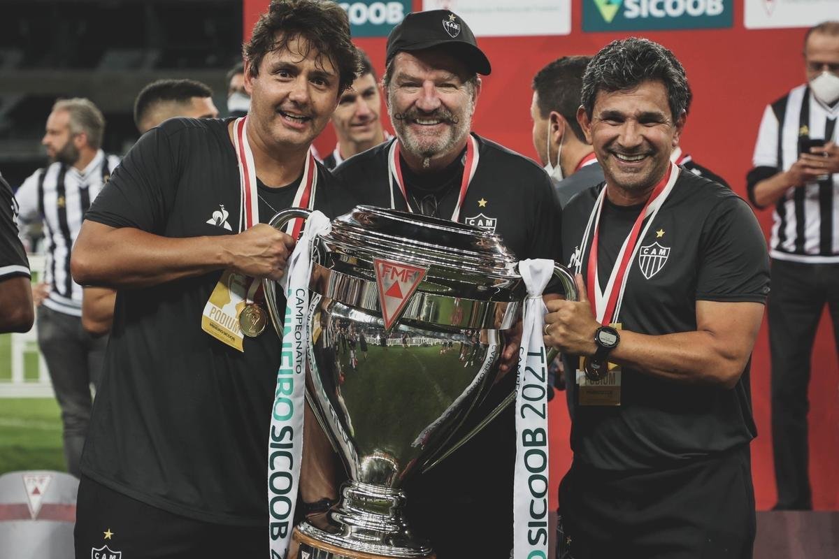 Fotos da festa do Atltico no Mineiro com a conquista do bicampeonato mineiro